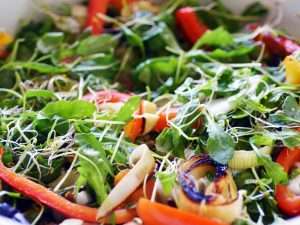 Aruguala Salad for Kapha